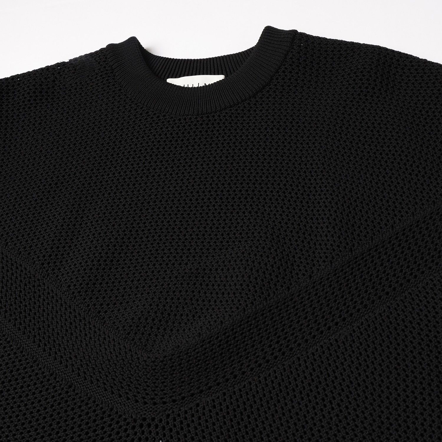 CULLNI - 【残り一点】Bi Color Mesh Knit Short Sleeve