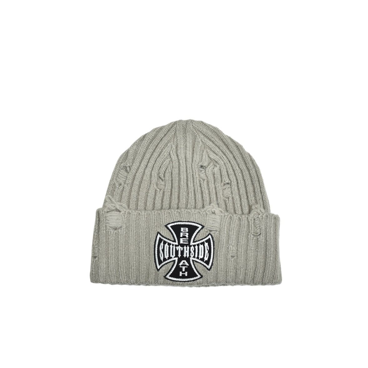 【残り一点】Southside Cross Damage Rib Beanie