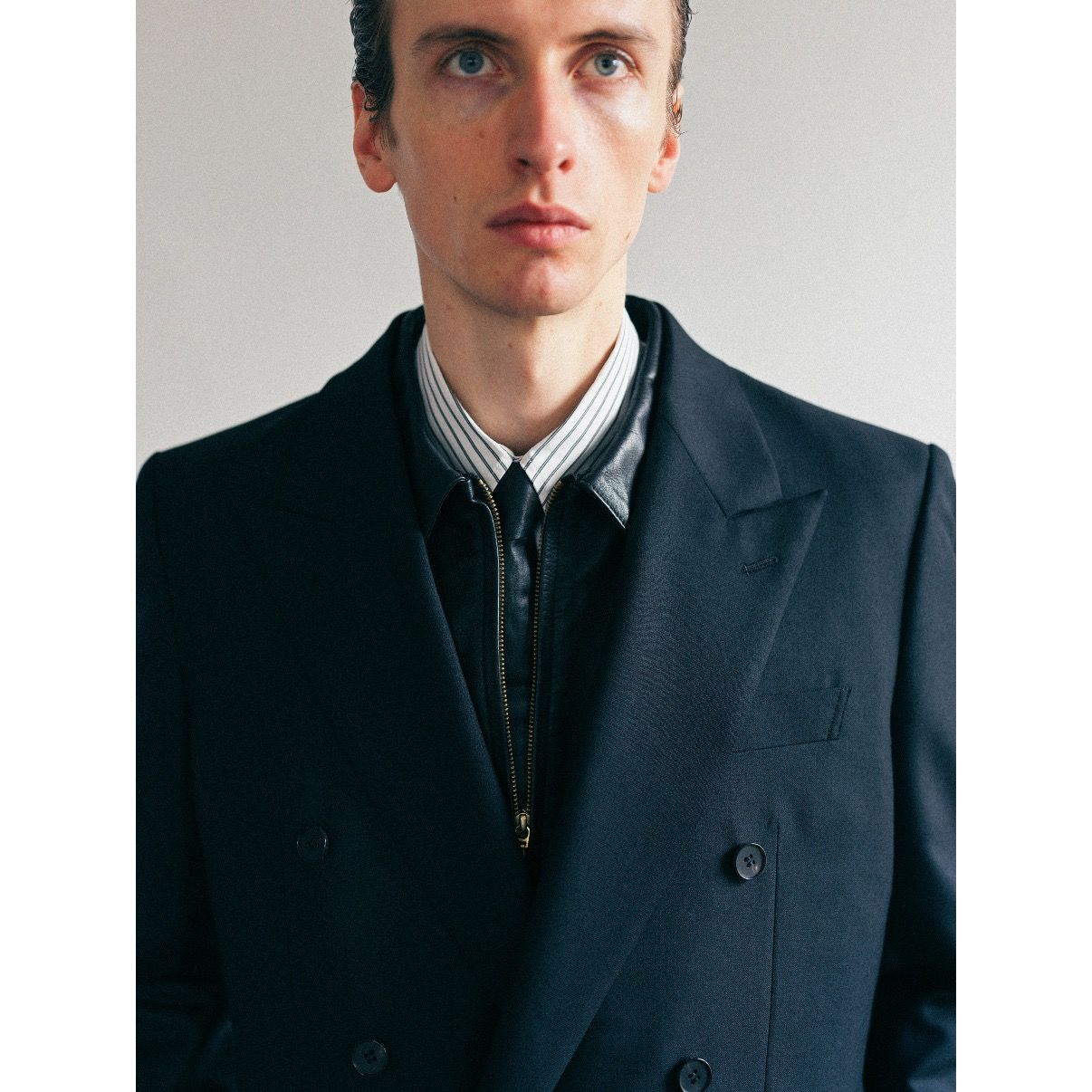 【残り一点】Black Wool Double Breasted Jacket