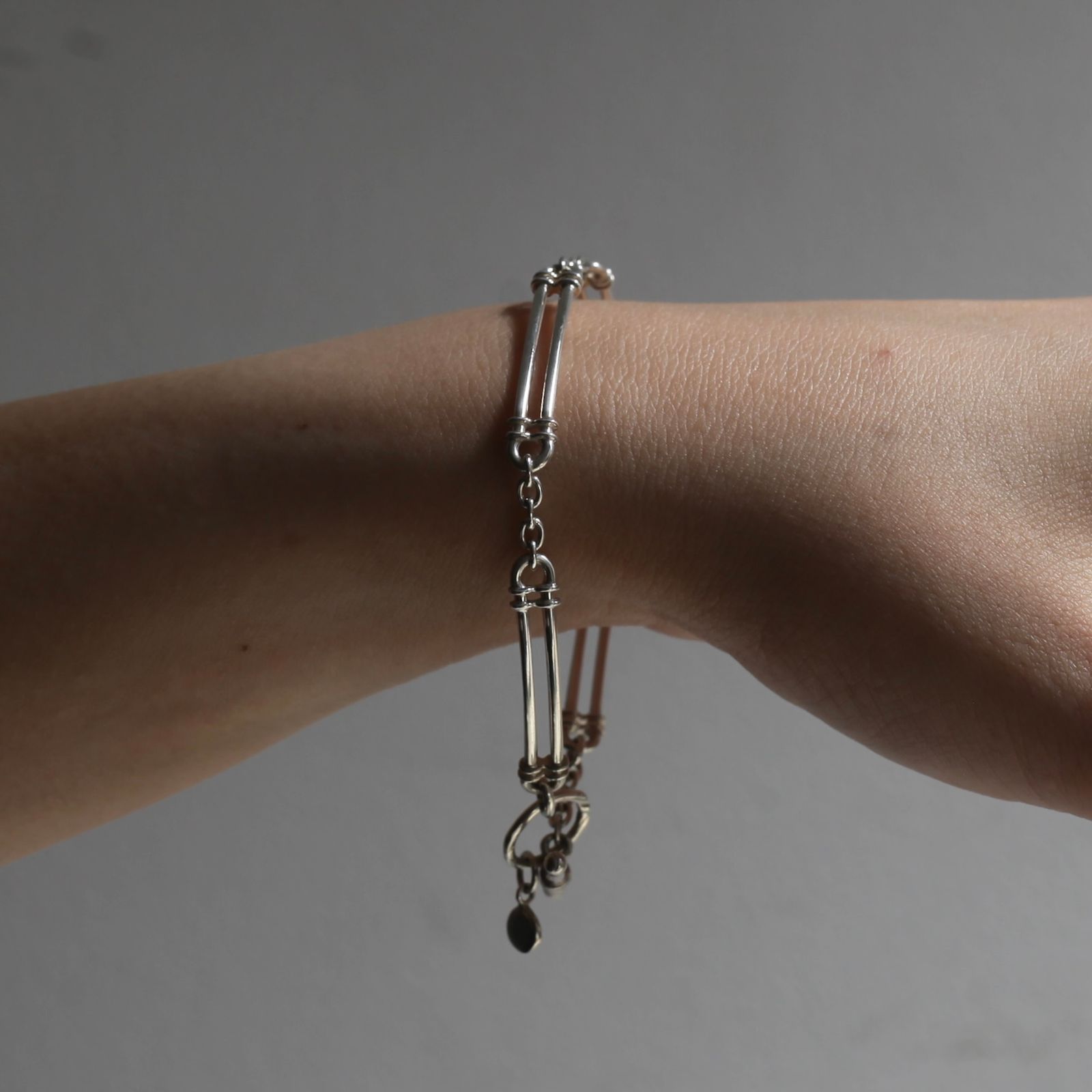 【残り一点】Parallel Bar Chain Bracelet/T-BAR