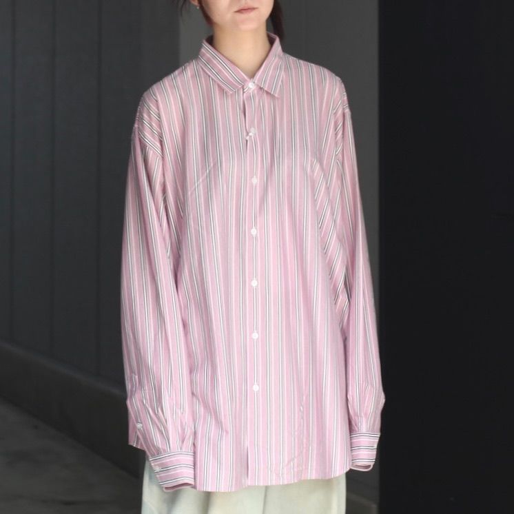 【残り一点】46G Atmosphere Stripe Shirt