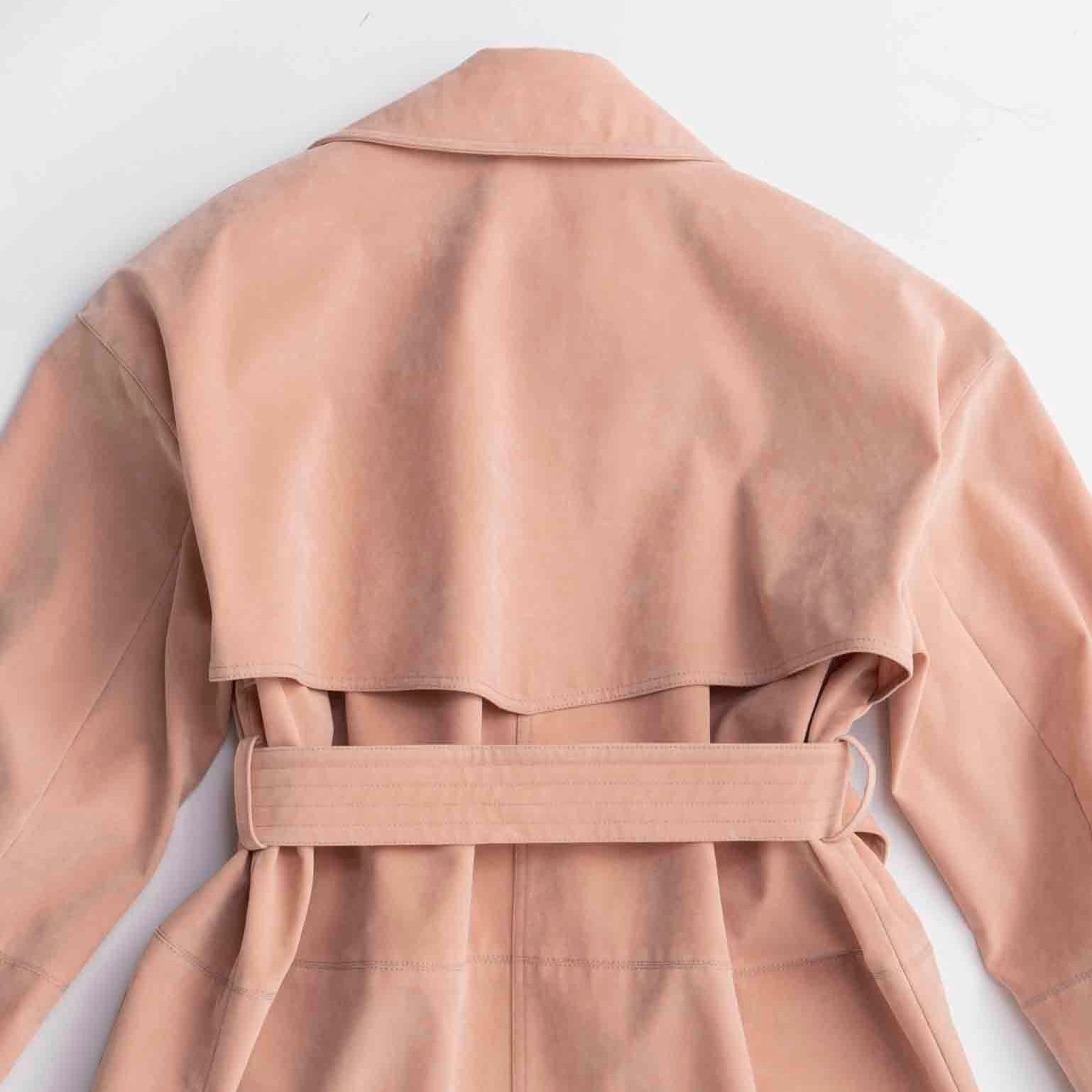 【残り一点】Suede Trench Coat