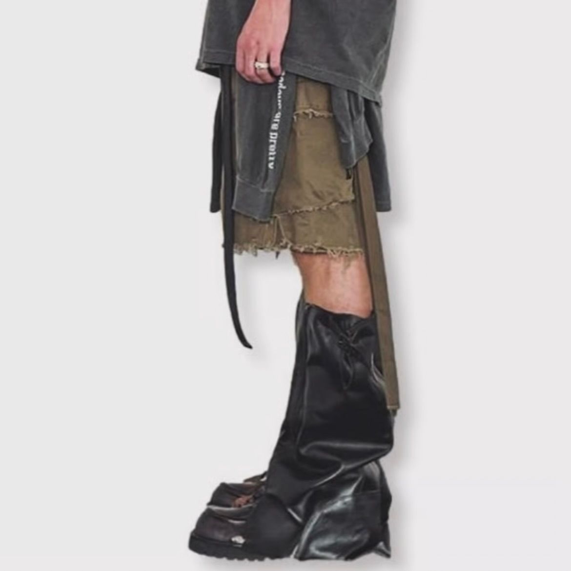 【残り一点】Slash Seam Twist Cargo Pants(AGED TWILL)