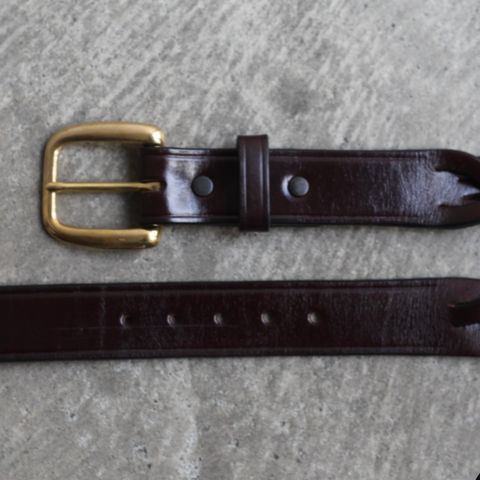 【残り一点】1/4 Braided Belt(HAVANA)