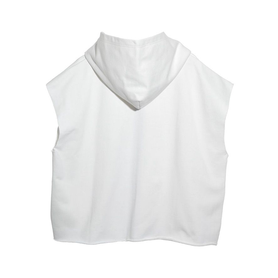 【残り一点】Cut Off Wide Zip N/S Sweat Hoodie