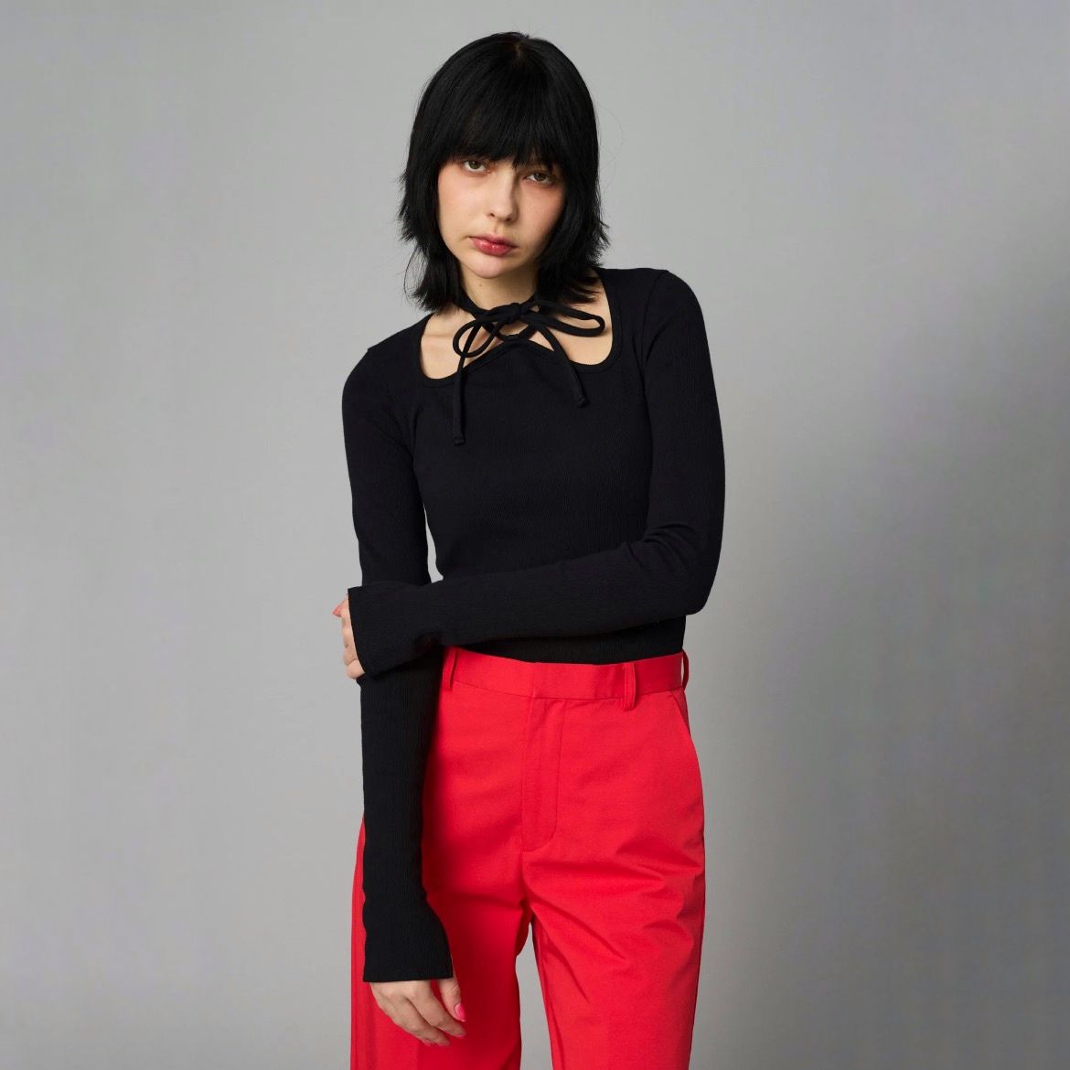 【残り一点】Wave Neck Tops