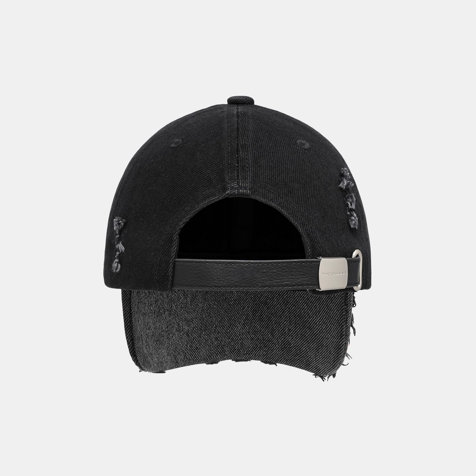 【残り一点】Washed Denim Cap with Embroidery