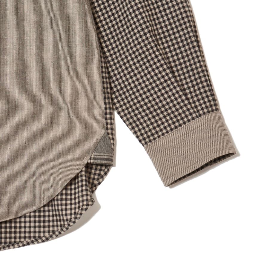 【残り一点】"CS" Linen Big Shirt Crazy Pattern