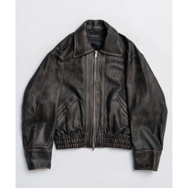 【残り一点】Real Leather Zip Blouson