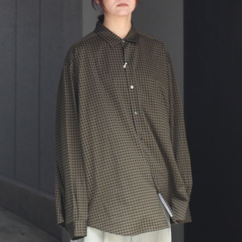 【残り一点】36G Modest Check Shirt