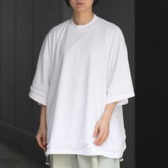 【残り一点】Balloon Double Layered Mesh Short Sleeve T-shirt