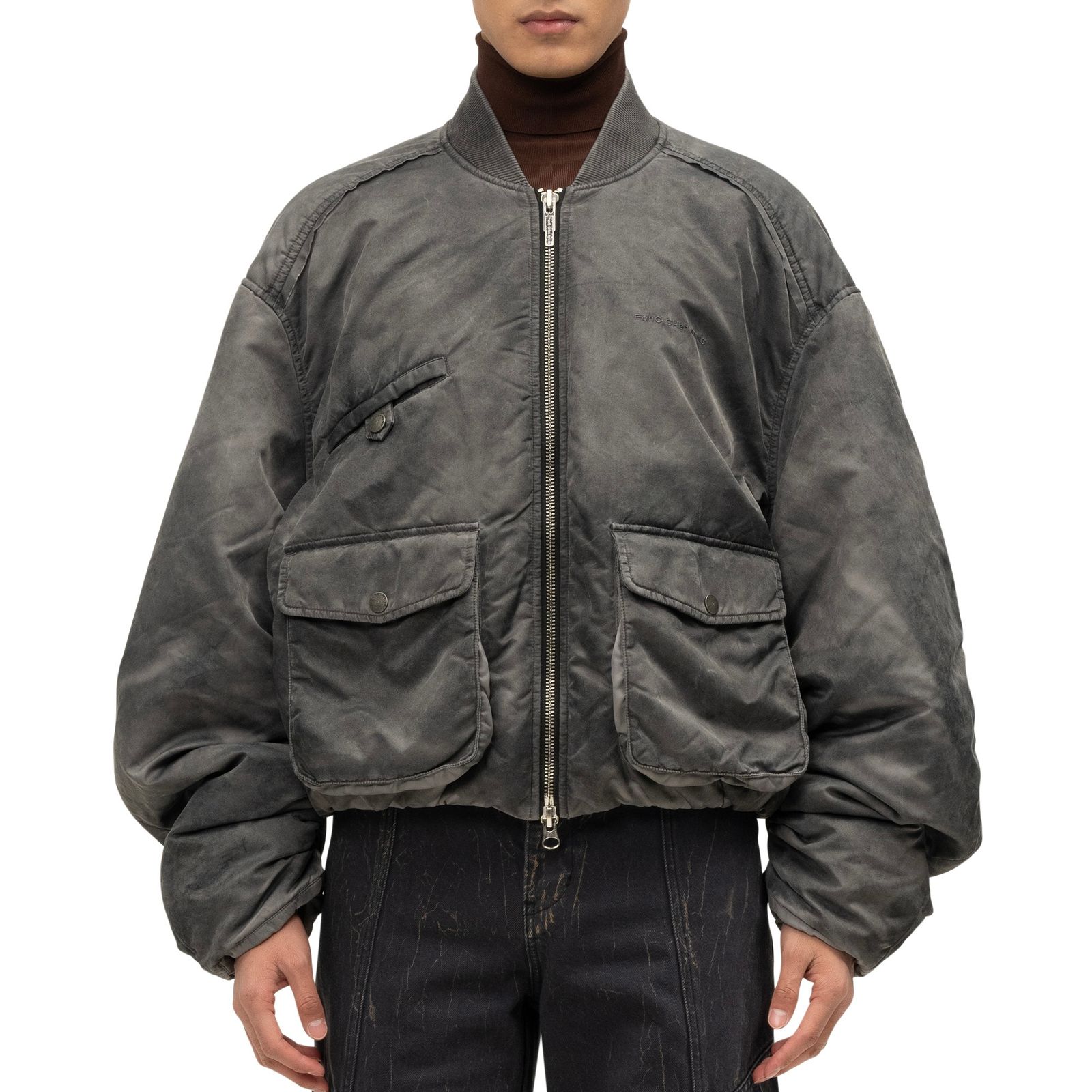 【残り一点】Spray Painted Nylon Bomber Jacket