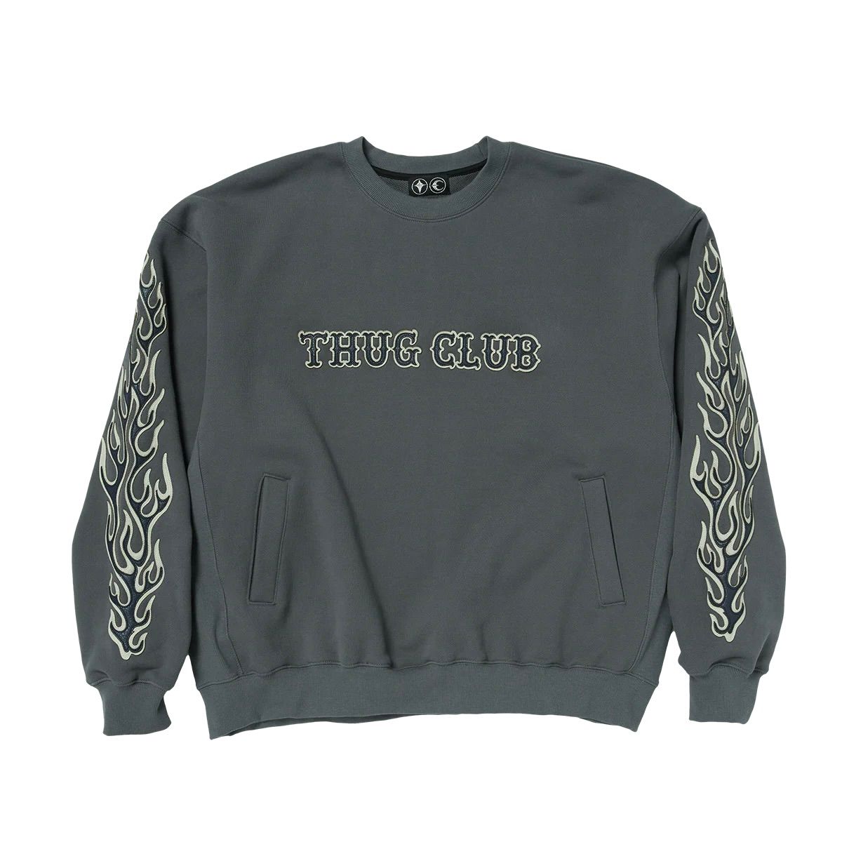 【残り一点】Leather Flame Sweatshirt