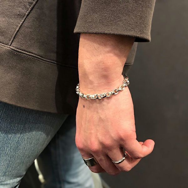 【残り一点】Crockery Chain Bracelet_S