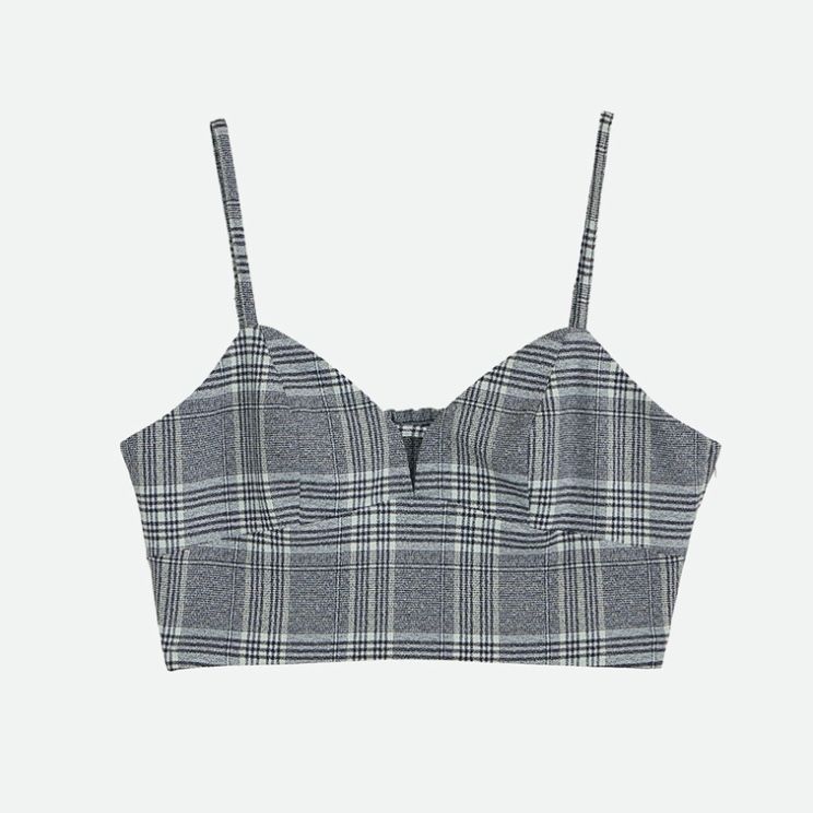 【残り一点】Check Bra Bustier