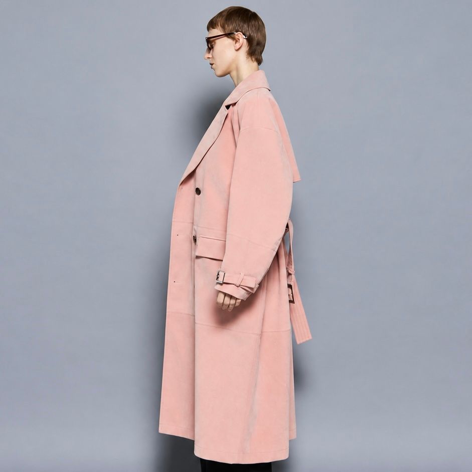 【残り一点】Suede Trench Coat