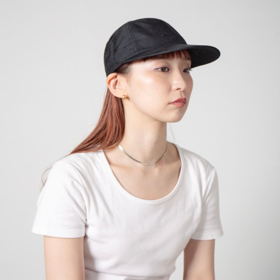 【残り一点】Jacquard Roundrim Cap