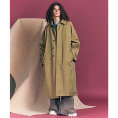 【残り一点】120/2/2 Suvin Cotton Gabardine Prime-Over Balmacaan Coat