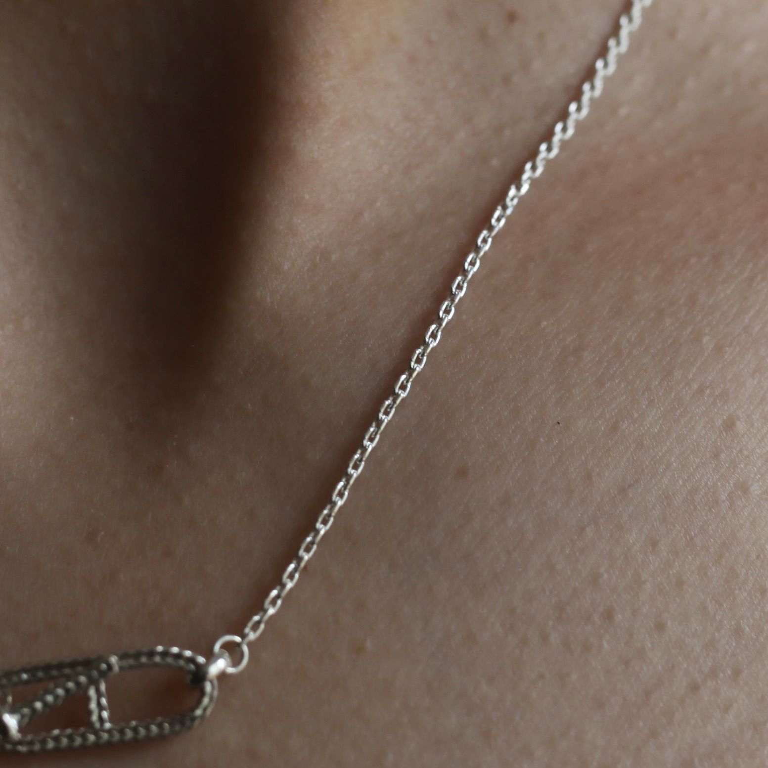 【残り一点】Cable Rope Anchor T-BAR Necklace