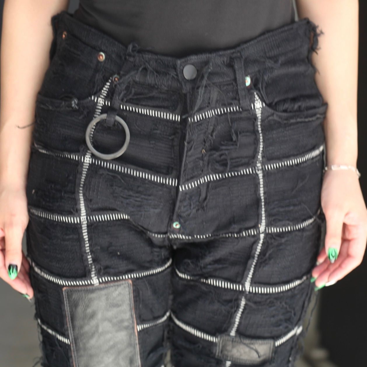 【残り一点】Destroy Work Jeans(NOIR)