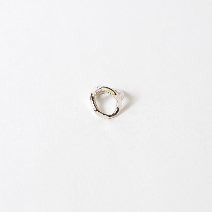 【残り一点】Curb Link Ring(WHITE)