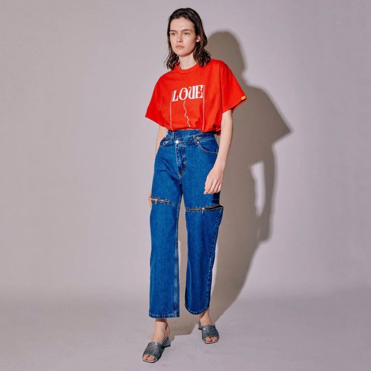 【残り一点】Side Slash Denim Pants