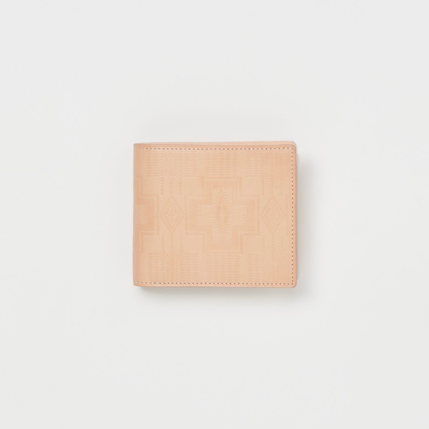 【残りわずか】Half Folded Wallet(NATURAL HARDING EMBOSS)