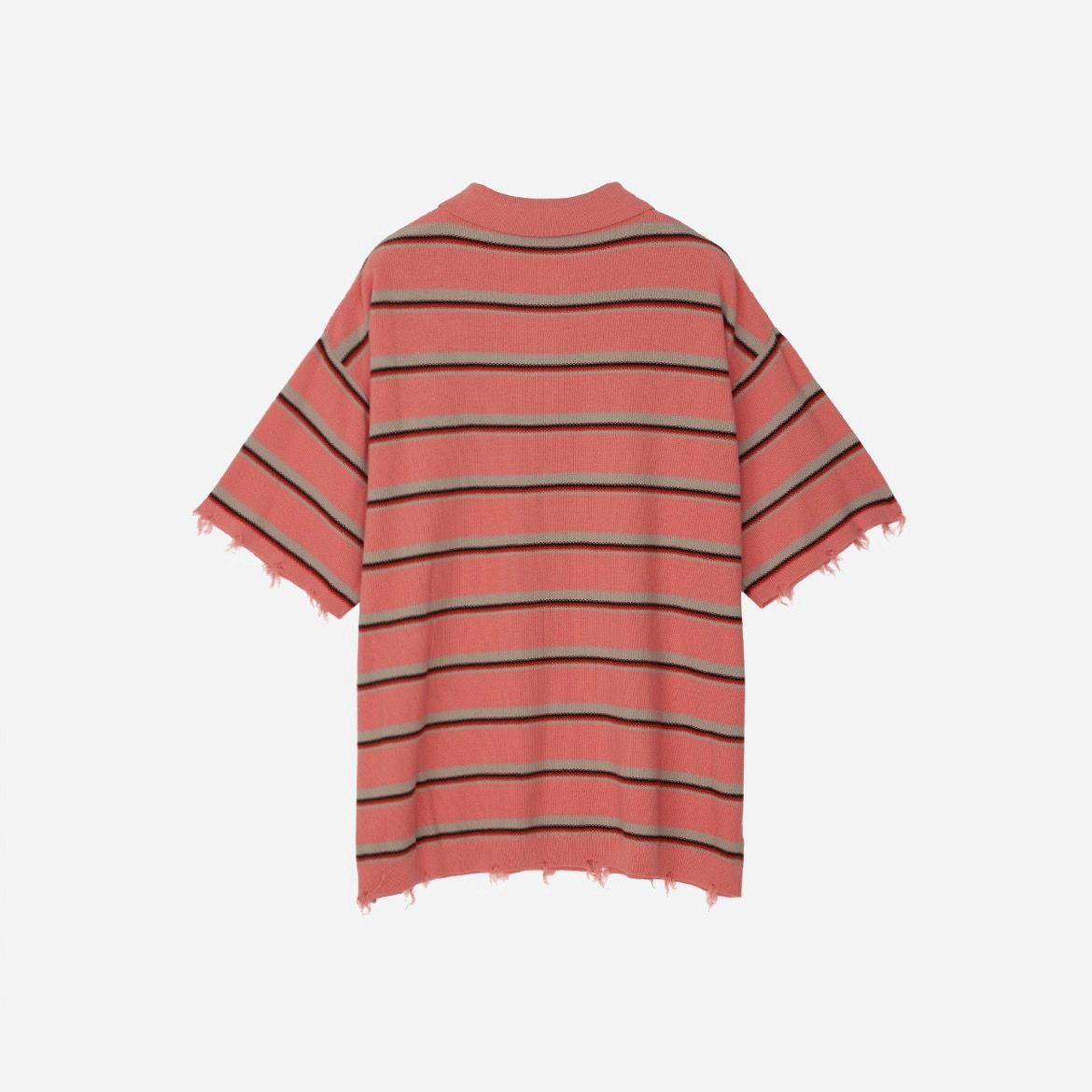 【残り一点】NL Border Grunge Big Polo Knit