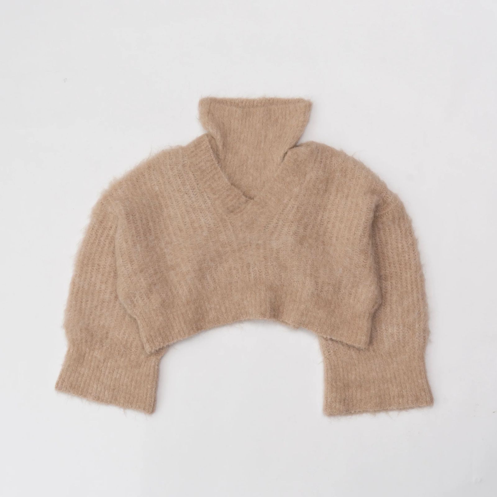 PRANK PROJECT - 【残り一点】Wide Sleeve Snood Short Knit | ACRMTSM