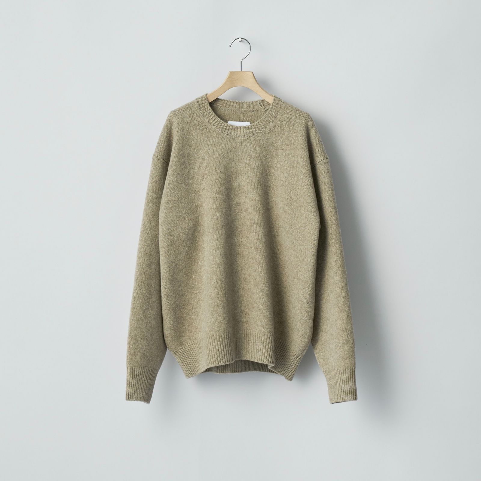 【残りわずか】Extra Fine Wool Warm Knit Crew Neck LS
