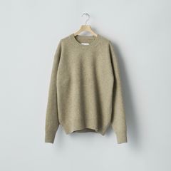 【残りわずか】Extra Fine Wool Warm Knit Crew Neck LS