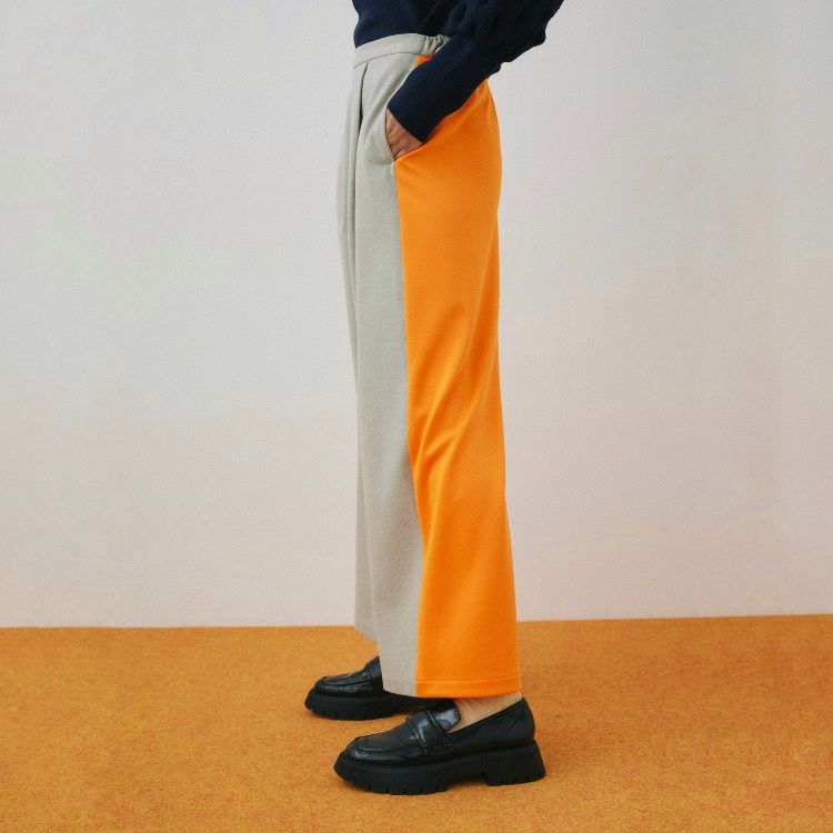 【残り一点】Bi Color Wide Pants