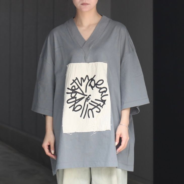 【残り一点】MBLプリントVネックTee