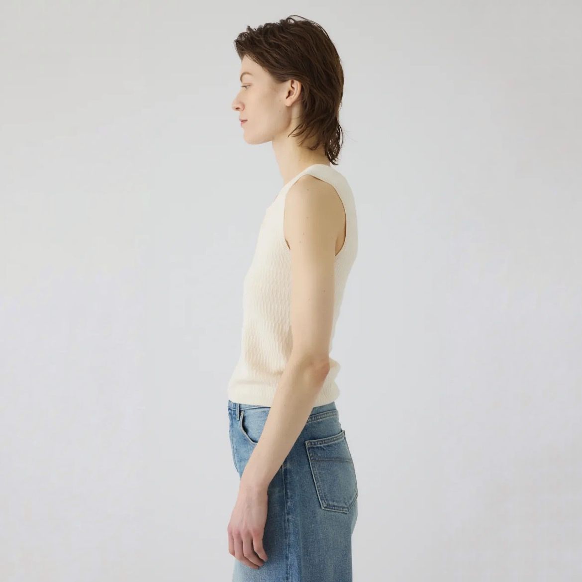 【残り一点】Round Neck Hook Tank