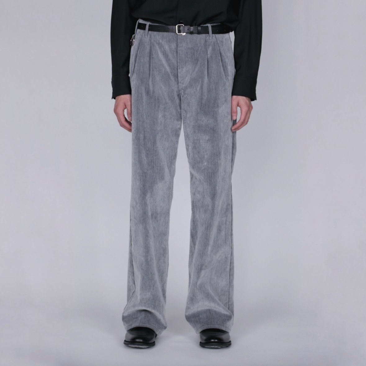 【残り一点】Flocked Denim Wide Tailored Pants
