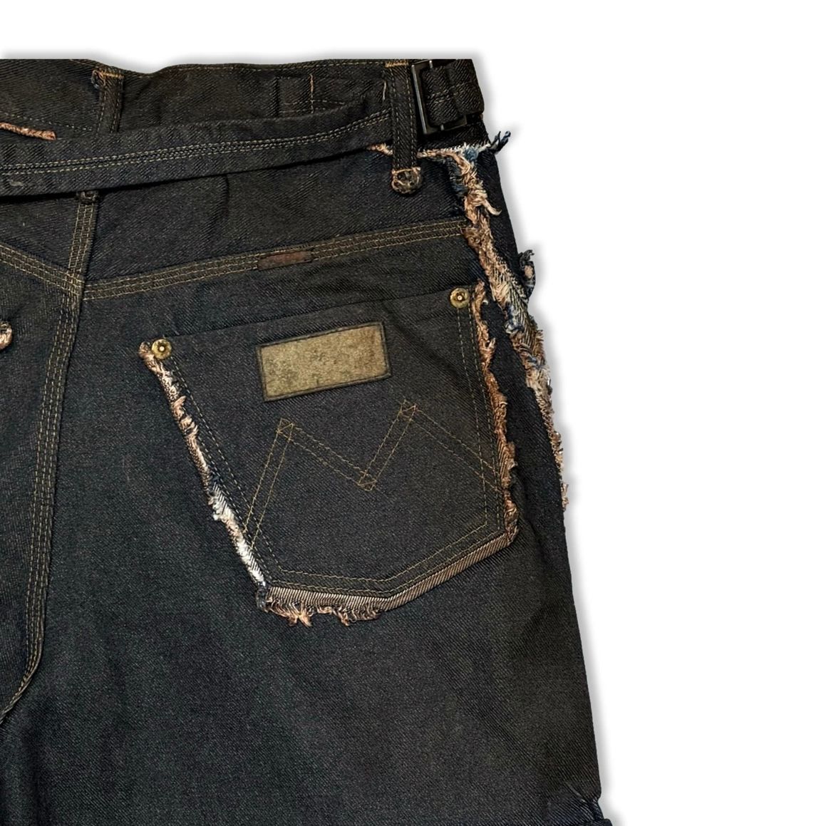 【残りわずか】Slash Seam Twist Cargo Jeans(PERSIMMON TANGY DYED)