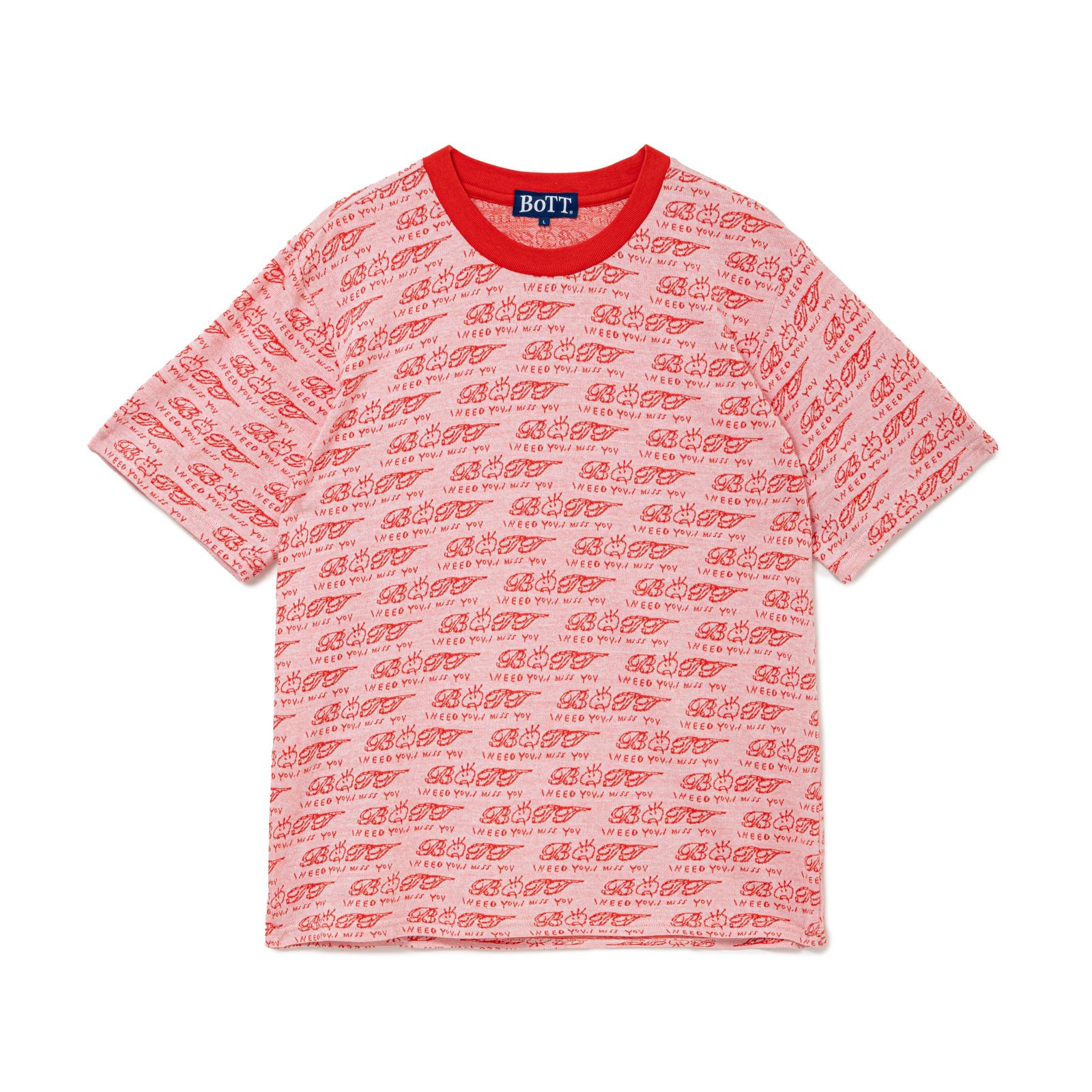 すぐ届く【BoTT】MISS YOU JAQUARD TEE BoTT - 【残り一点】Miss You Jacquard Tee | ACRMTSM ONLINE STORE