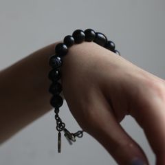【お取り寄せ注文可能】Single Juzu Bracelet(LIGHT BLACK)