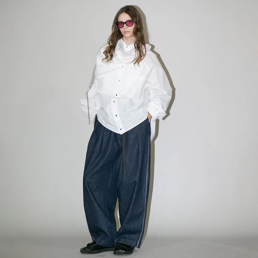 【残り一点】12.5OZワイドデニムパンツ(NO PRINT_ONE WASH)