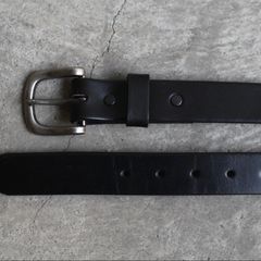 【残りわずか】1-1/4 Strap Belt(BLACK×NICKEL)