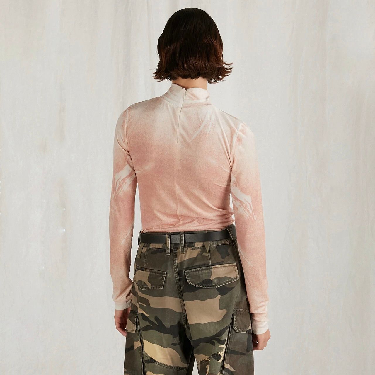 【残り一点】Velor Printed Top