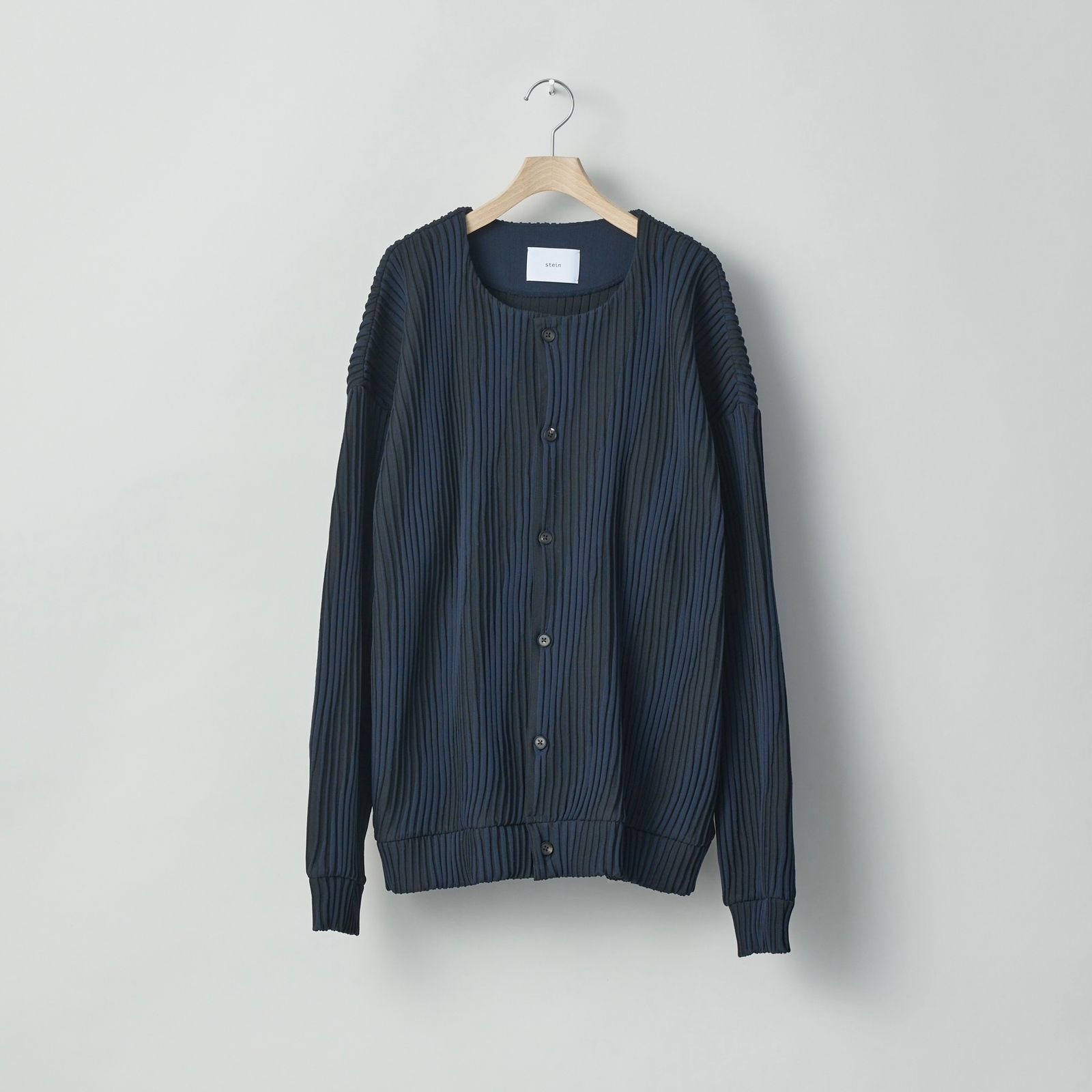 stein - 【残り一点】Oblique Patterned Knit Cardigan | ACRMTSM