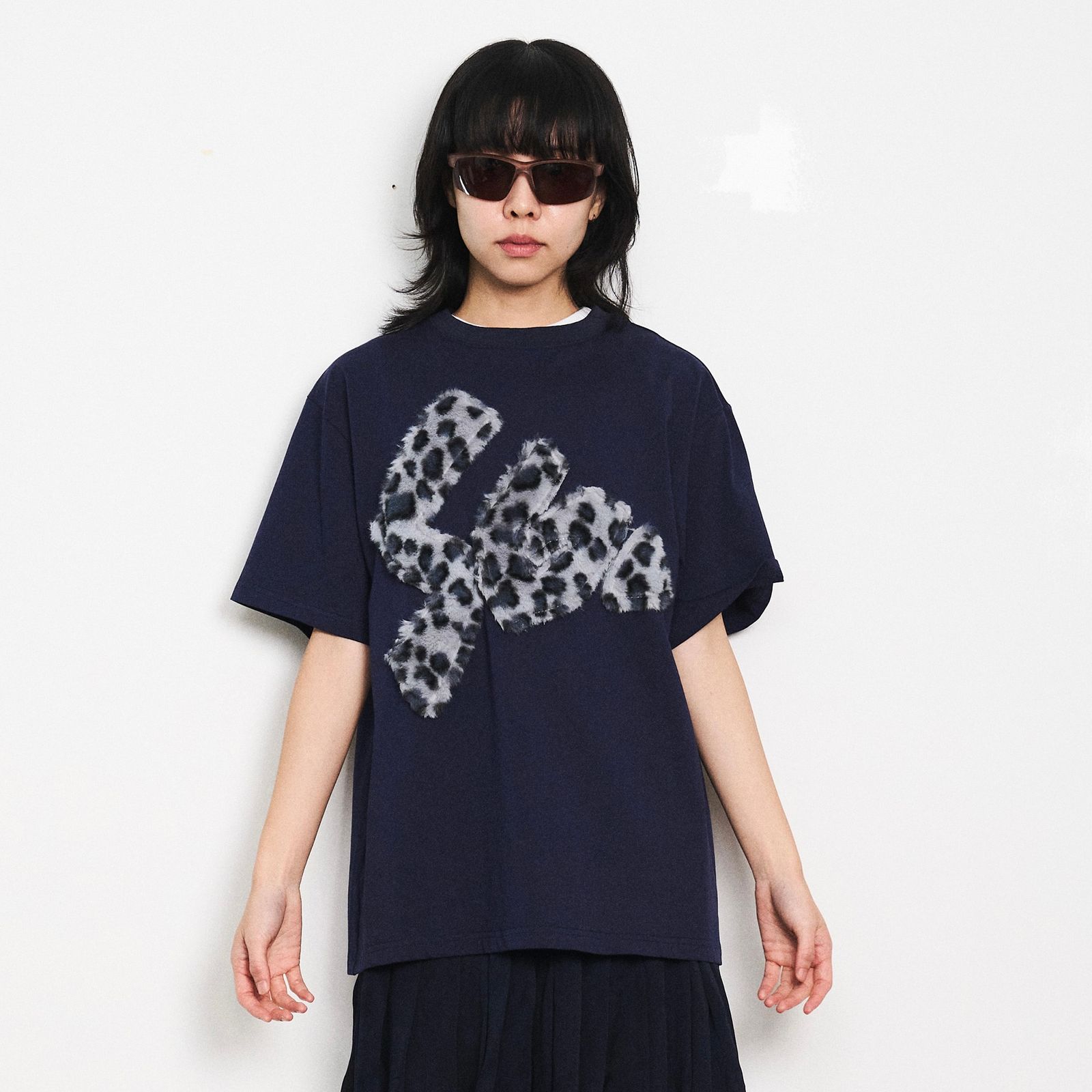 【残り一点】Faux Fur Patch Tee