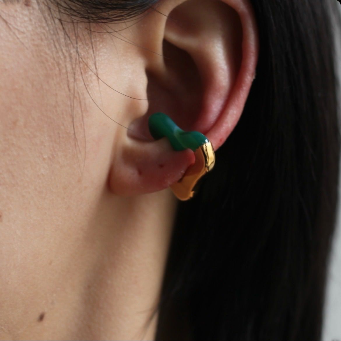 【お取り寄せ注文可能】Rough Heart Ear Cuff
