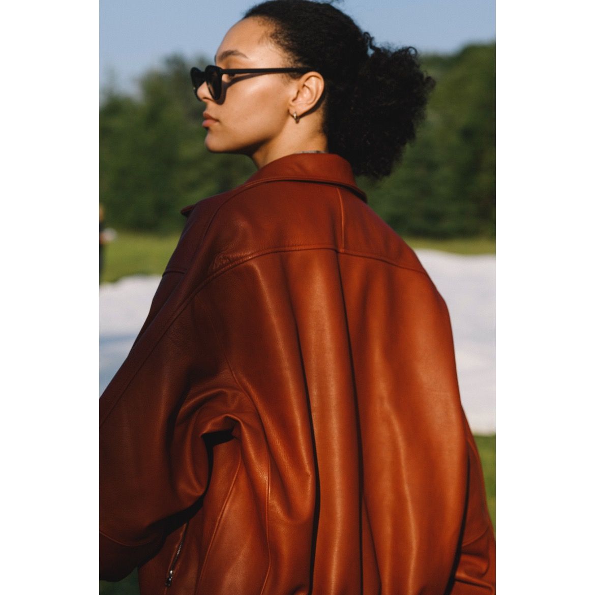 【残り一点】Calf Leather Truck Jacket