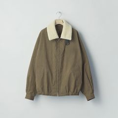 【残りわずか】Detachable Collar Resin Finish Cotton Jacket