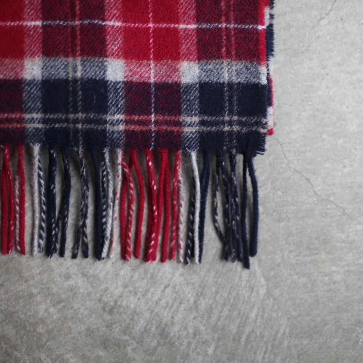 【残り一点】Tartan Lambswool Scarf