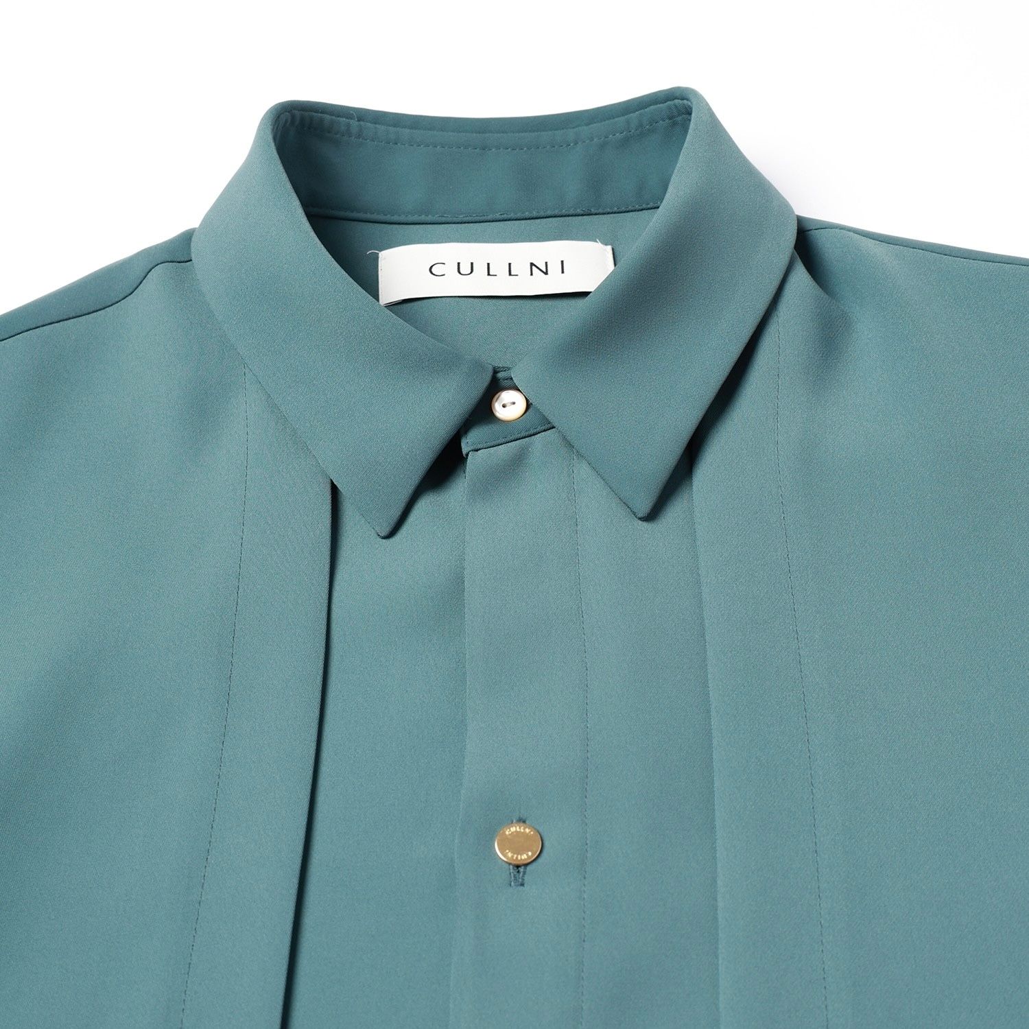 CULLNI - 【残り一点】Dry Double Satin Layered Short Sleeve CULLNI - 【残り一点】Dry Double Satin Layered Short Sleeve
