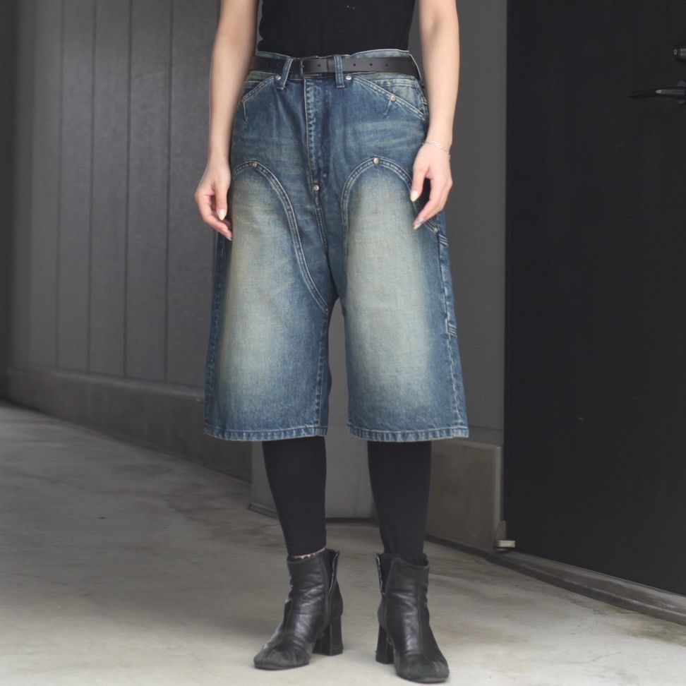 【残り一点】Newcommune Baggy Denim Shorts