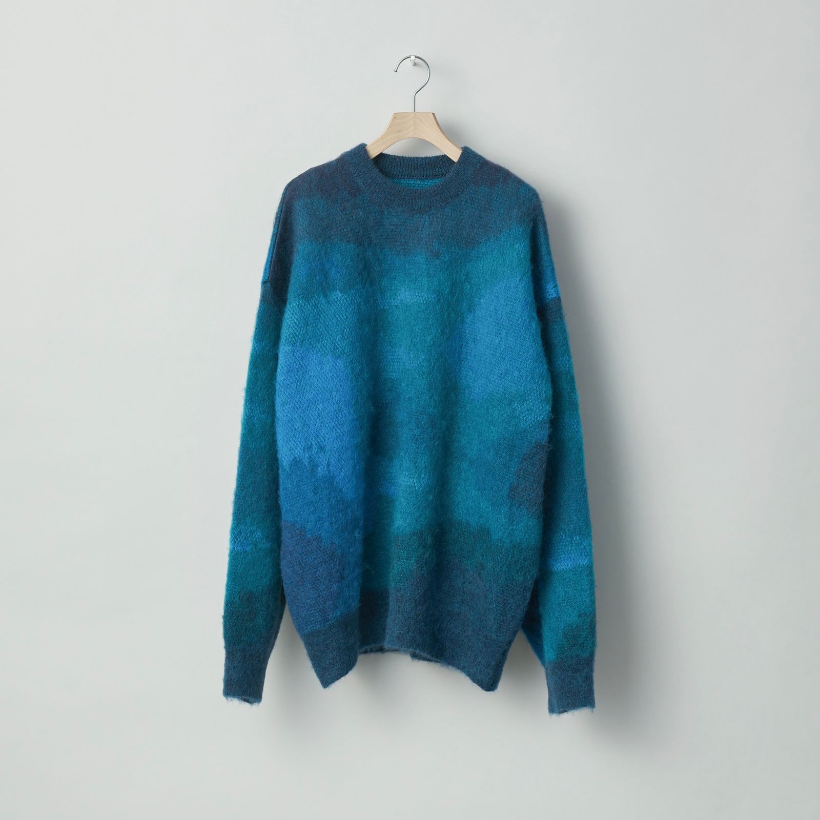 OUTILウティstein OVERSIZED GRADATION MOHAIR LS